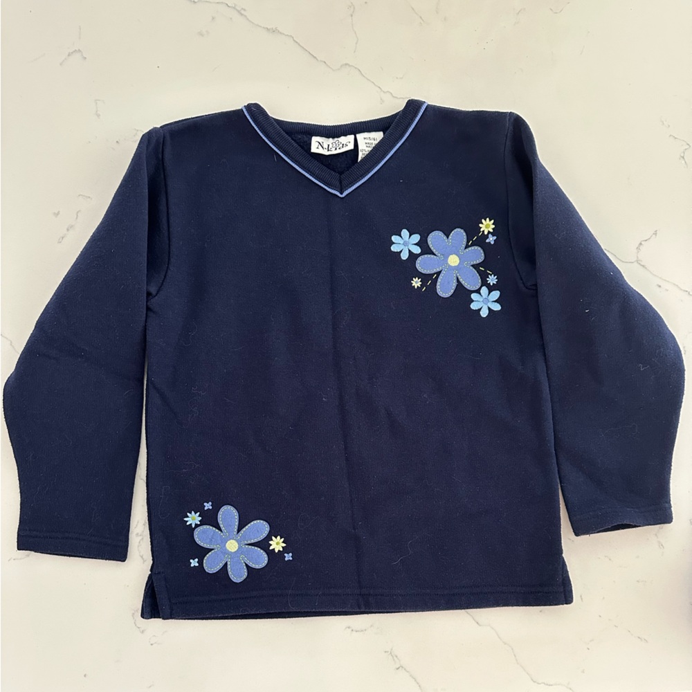 Nordstrom Kids appliqué sweatshirt